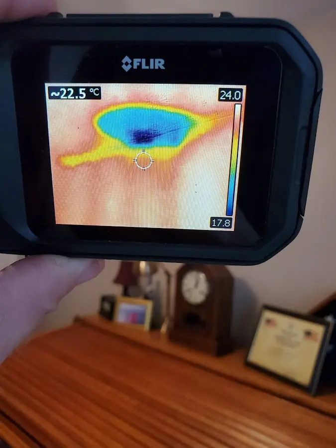 Thermal imaging inspection for water damage in St. Charles