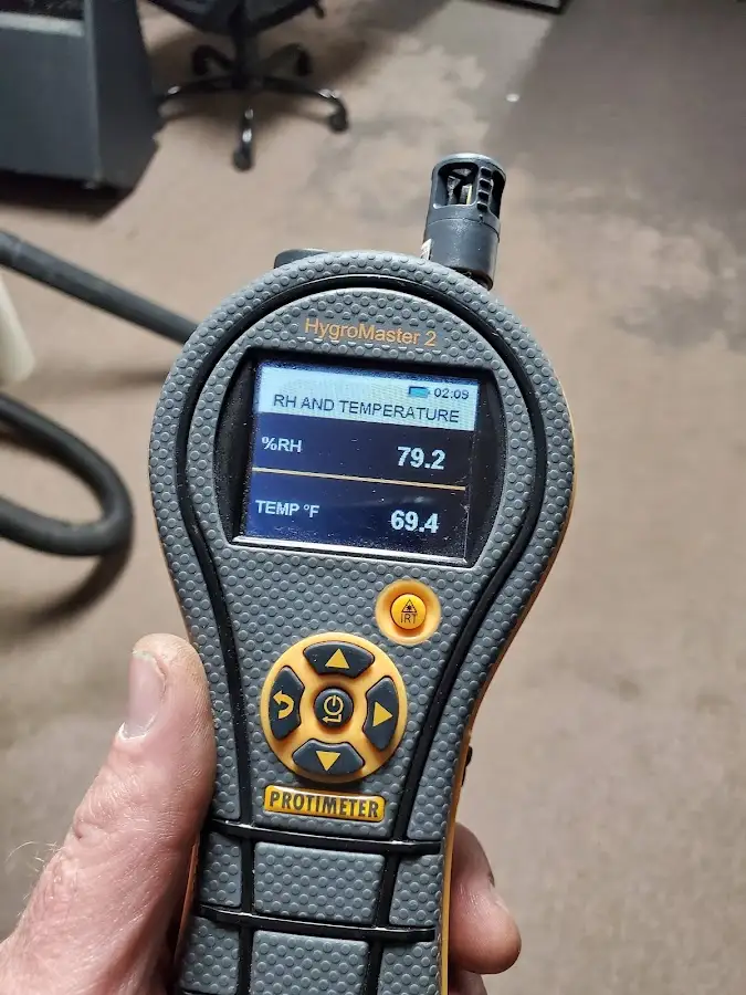 Moisture meter humidity assessment for Mold Remediation & Removal in St. Charles
